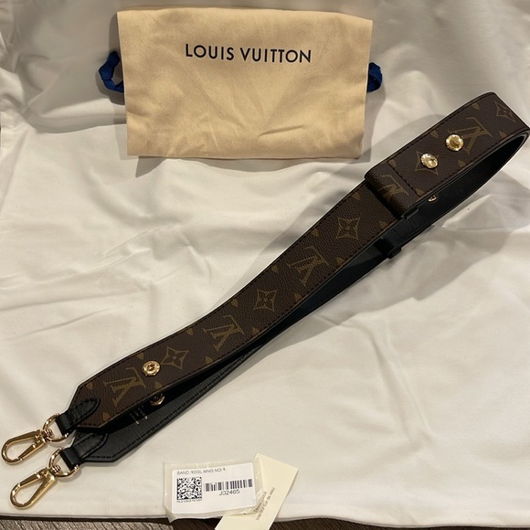 Monogram Adjustable Bandouliere Shoulder Strap Black - Picture 5 of 5